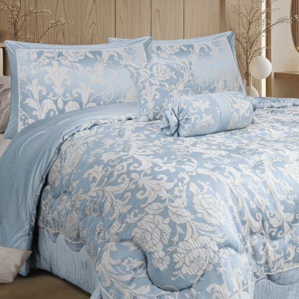 مفرش فاخر مكون من 5 قطع damask