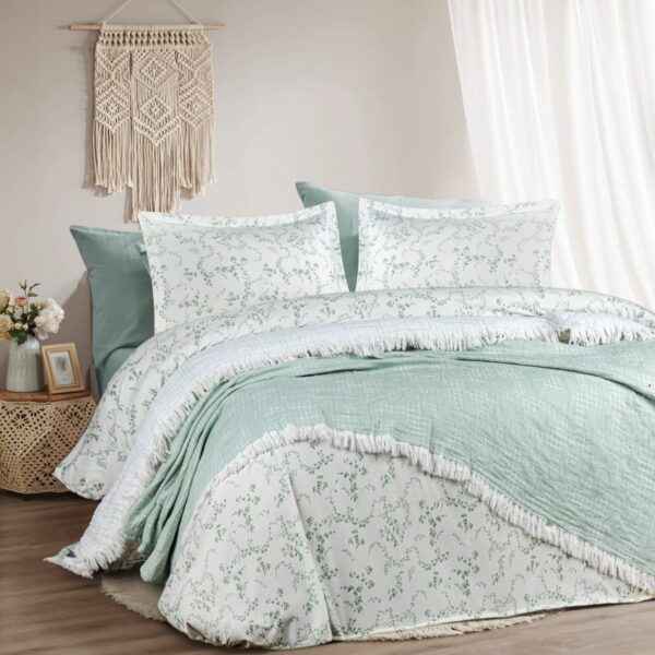 مفرش سرير 4 قطع "Waffle