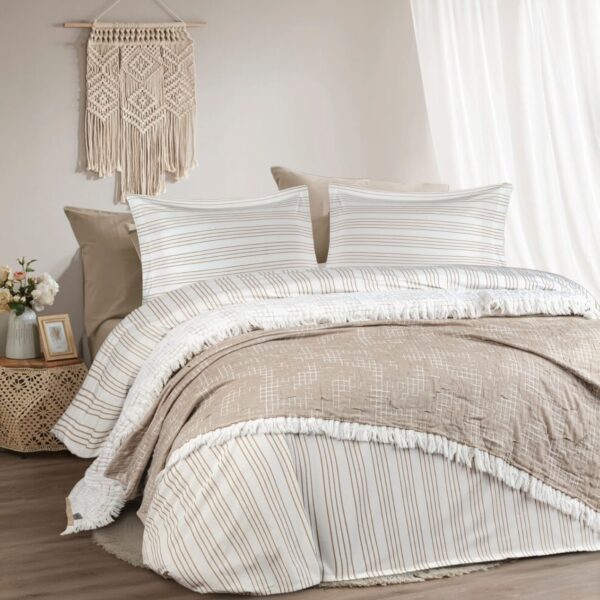 مفرش سرير 4 قطع "Waffle