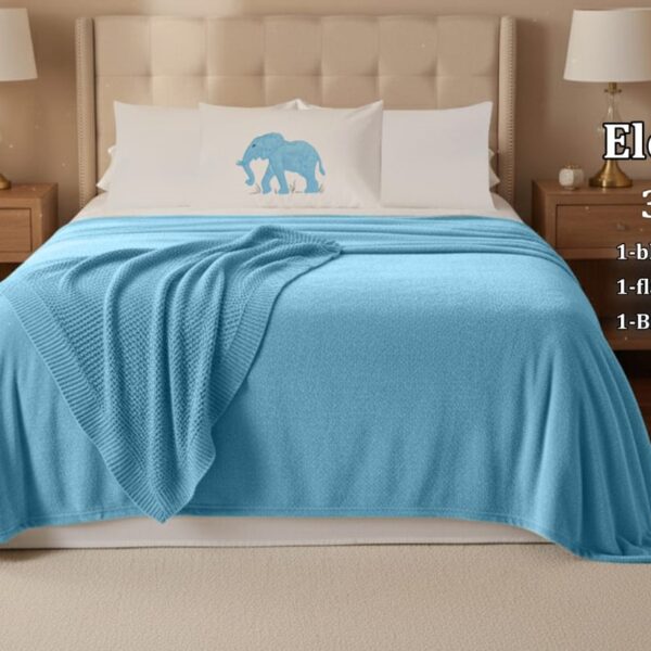 طقم بطانيه سرير 3 قطع Elephant